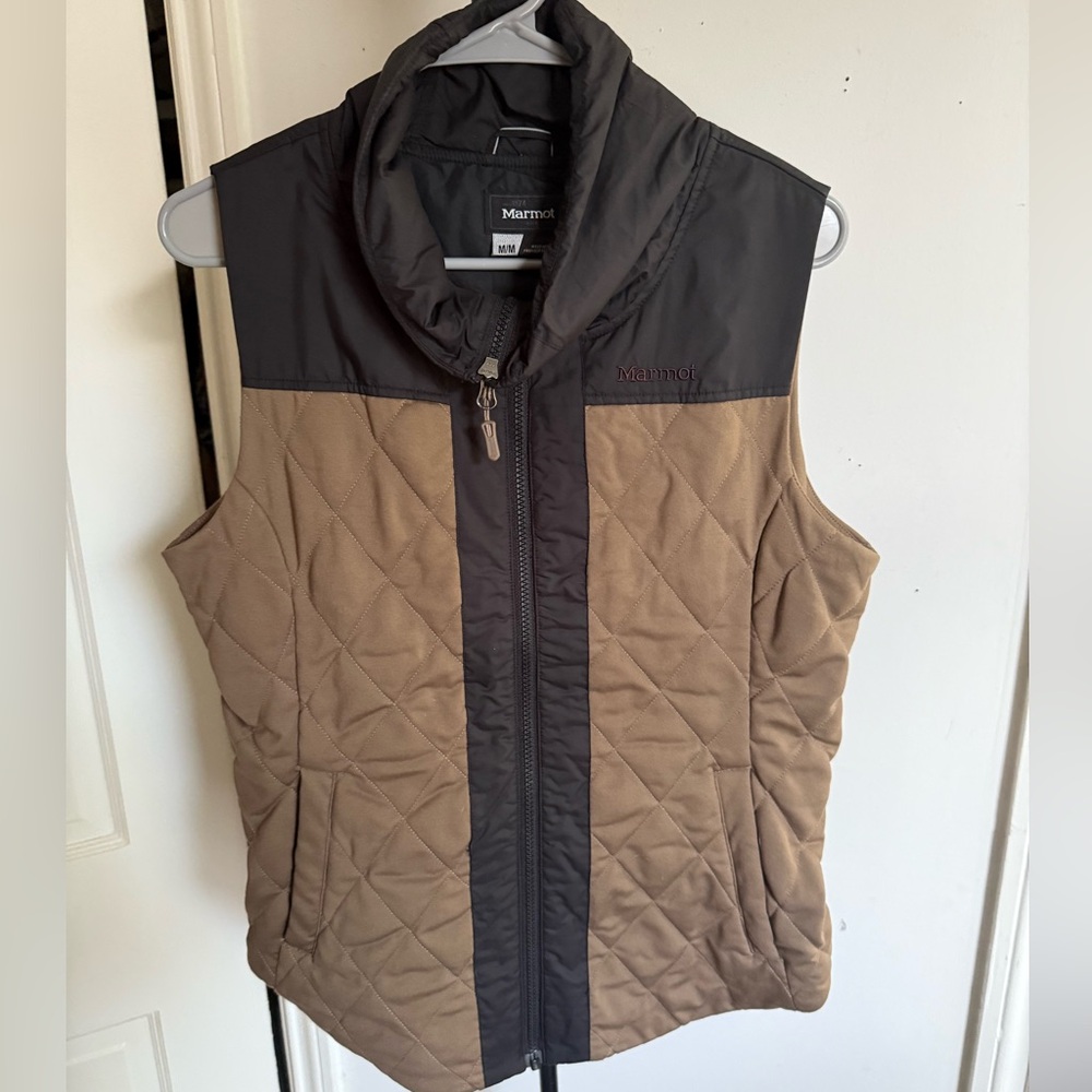 Marmot Brown and Black Insulated Vest